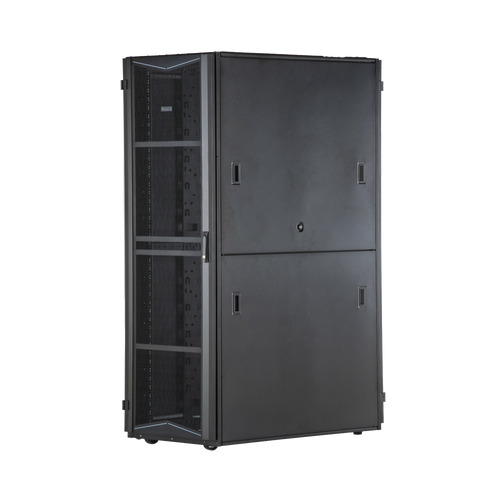 Gabinete FlexFusion para Centros de Datos, 45 UR, 800 mm de Ancho, 1200 mm de Profundidad, Fabricado en Acero, Color Negro