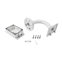 Montaje Universal de Pared con Cuello de Ganso y Caja de Conexiones / Compatible con Cámaras Domo y Bala