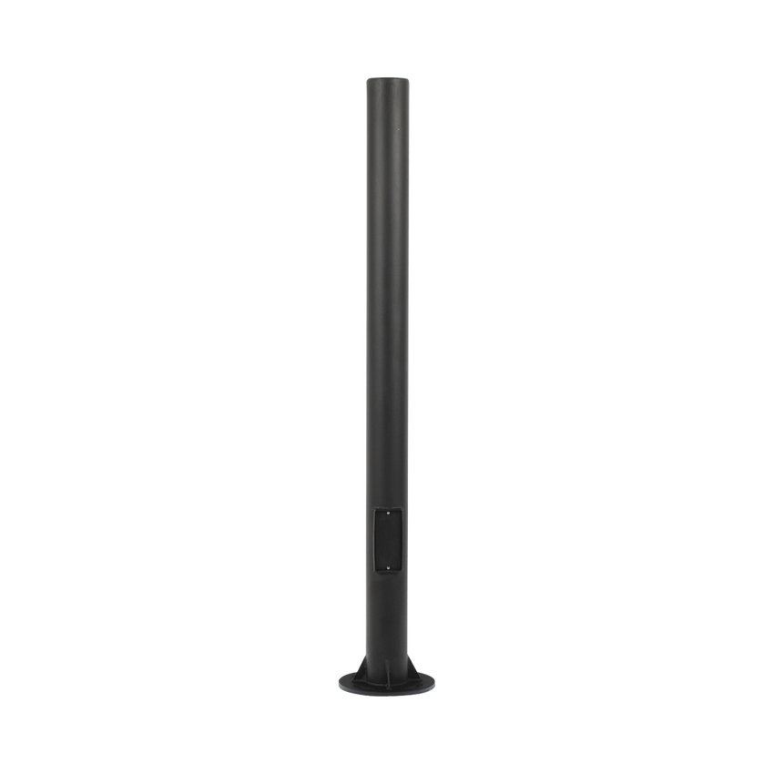 Poste Seccionado de 6 Metros / Tubos Mas Gruesos / Especializado para la Instalación de Videovigilancia / Incluye Base de Cimentación y Brazo para Cámara PTZ / Color Negro