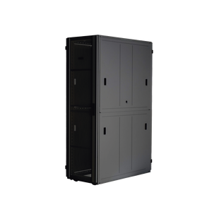 Gabinete FlexFusion™ XGL (Light) para Centros de Datos, 42 UR, 600 mm de Ancho, 1070 mm de Profundidad, Fabricado en Acero, Color Negro