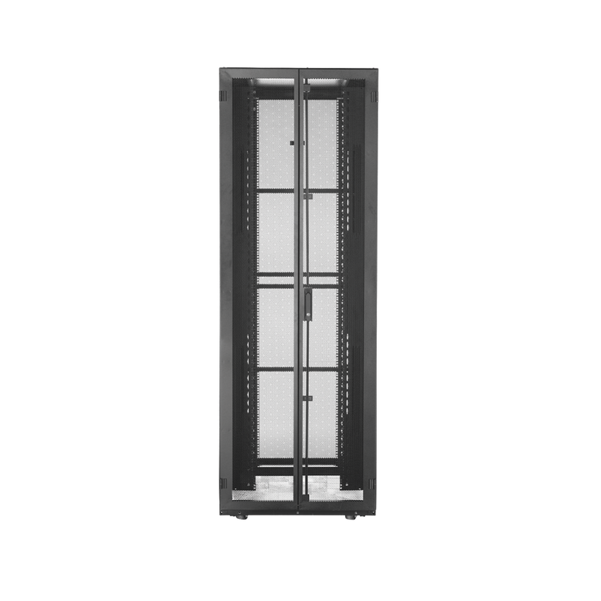 Gabinete FlexFusion™ XGL (Light) para Centros de Datos, 42 UR, 600 mm de Ancho, 1200 mm de Profundidad, Fabricado en Acero, Color Negro