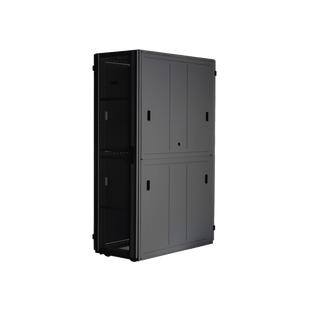 Gabinete FlexFusion™ XGL (Light) para Centros de Datos, 42 UR, 600 mm de Ancho, 1200 mm de Profundidad, Fabricado en Acero, Color Negro