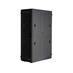 Gabinete FlexFusion™ XGL (Light) para Centros de Datos, 48 UR, 800 mm de Ancho, 1070 mm de Profundidad, Fabricado en Acero, Color Negro