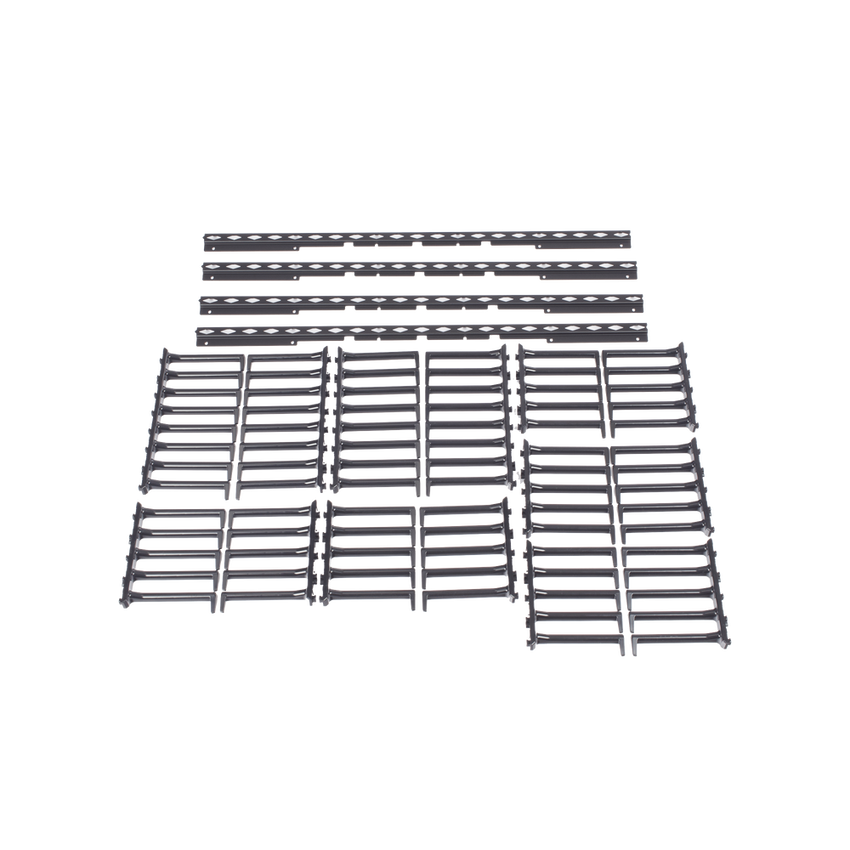 Kit de Dedos Para Administración de Cables en Gabinetes FlexFusion™ Light, de 42,  Dedos de 152 mm de Longitud, Color Negro