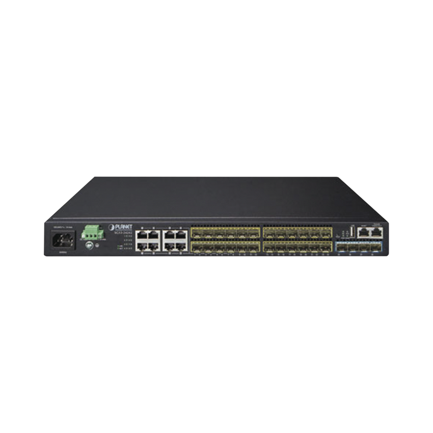 Switch Core Capa 3, 24 Puertos SFP 100/1000X, 8 Puertos Compartidos Gigabit Ethernet, 4 Puertos SFP de 10 Gbps