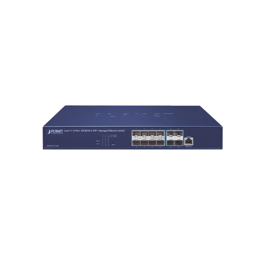 Switch Administrable Capa 3, 12 Puertos SFP+ 10G BASE-X, 1 Puerto de Consola  RJ45.