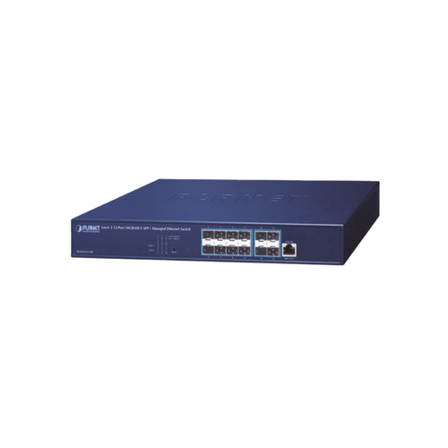 Switch Administrable Capa 3, 12 Puertos SFP+ 10G BASE-X, 1 Puerto de Consola  RJ45.