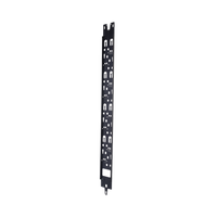 Panel Administrador de Cables Vertical para Gabinete FlexFusion™ de 45RU, Acepta Anillos en D, Anillos S1DR, S2DR y L; S1LR, S2LR, Color Negro