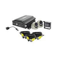 KIT DVR PARA VEHICULO /  INCLUYE /  CÁMARAS PARA INTERIOR /  CÁMARA PARA EXTERIOR, / 2MP AHD /  CABLES EXTENSORES / ADAPTADOR LAN.
