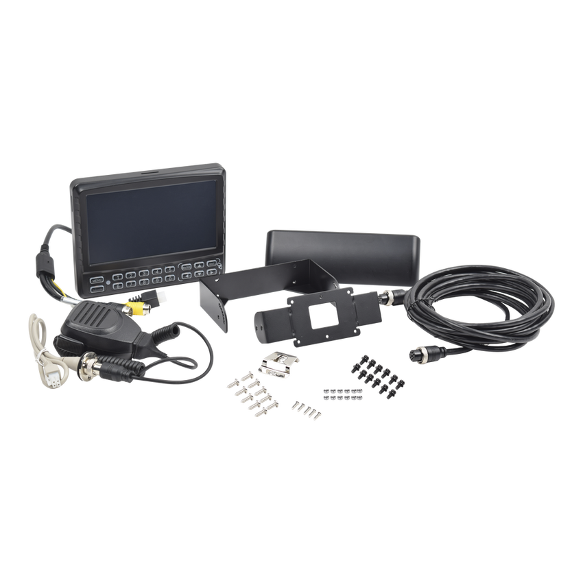 Panel de Control Dáctilar Multifuncional con Monitor de 7" / Soporta Audio de Dos Vías / Compatible con DVR´s Móviles XMR Epcom