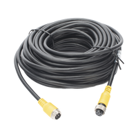 Cable extensor con conector tipo aviación de 15m solo para soluciones de videovigilancia móvil XMR
