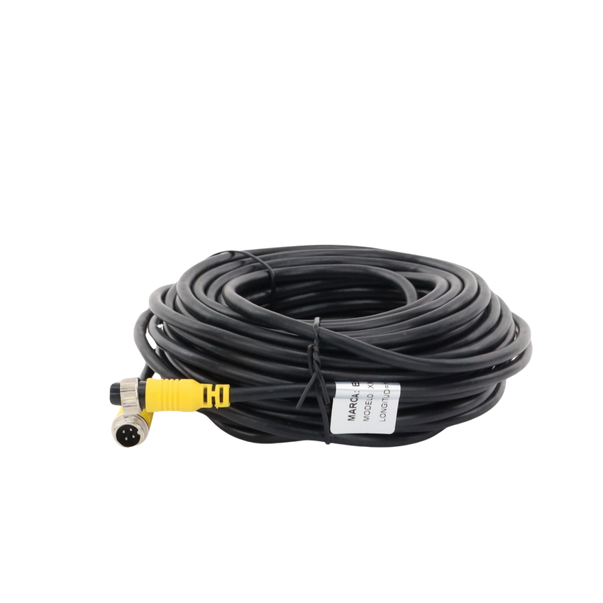 Cable extensor con conector tipo aviación de 15m solo para soluciones de videovigilancia móvil XMR