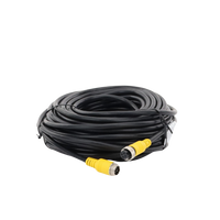 Cable extensor con conector tipo aviación de 15m solo para soluciones de videovigilancia móvil XMR