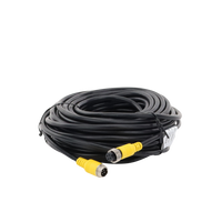 Cable extensor con conector tipo aviación de 15m solo para soluciones de videovigilancia móvil XMR