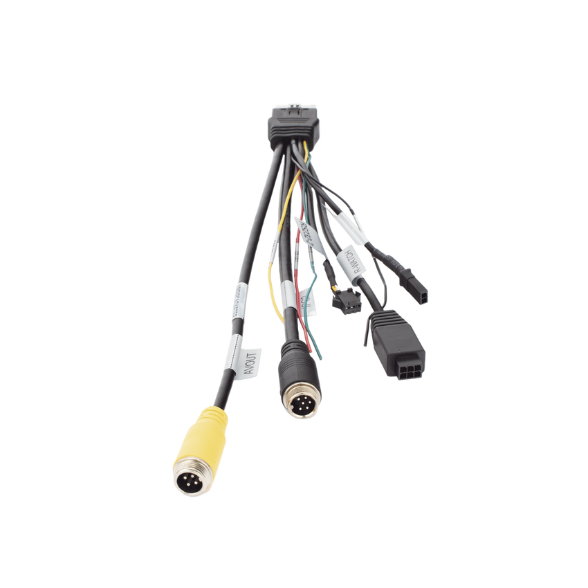 Cable adaptador / posibilita la inclusión de un canal IP, incorpora salida de video conector tipo aviación 4 pines y datos RS485 / compatible con modelo XMR406NAHD