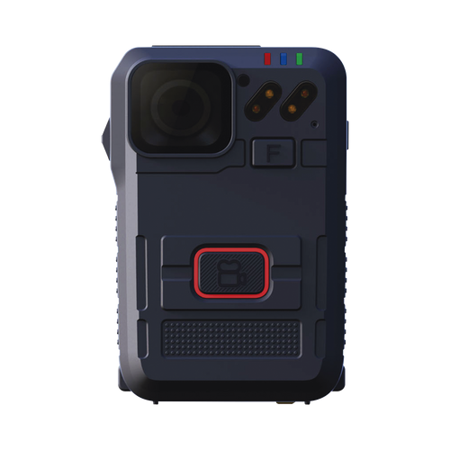 Body Camera para Seguridad, Video Full HD, Descarga de Vídeo automática con estación, Pantalla TFT con indicador de batería y memoria.
