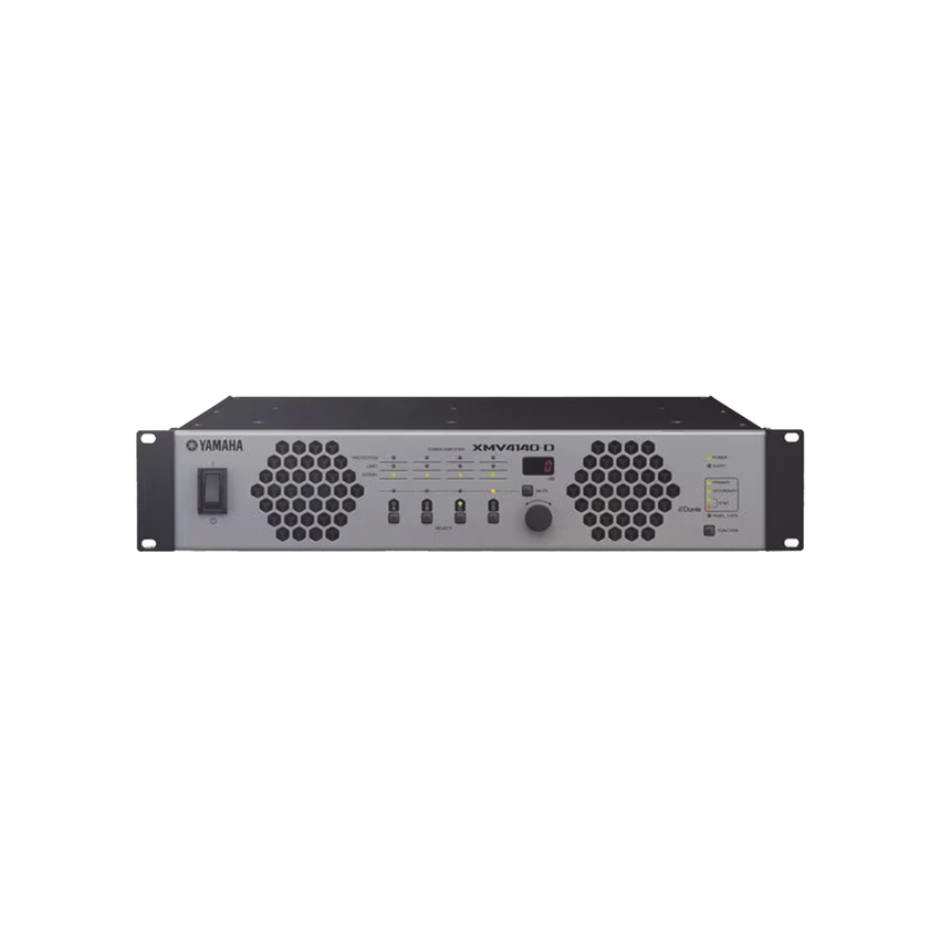 Amplificador de Audio Multicanal con Conexión Análoga | DANTE | 4 Canales, 140W | 8 OHMS | 70/100V