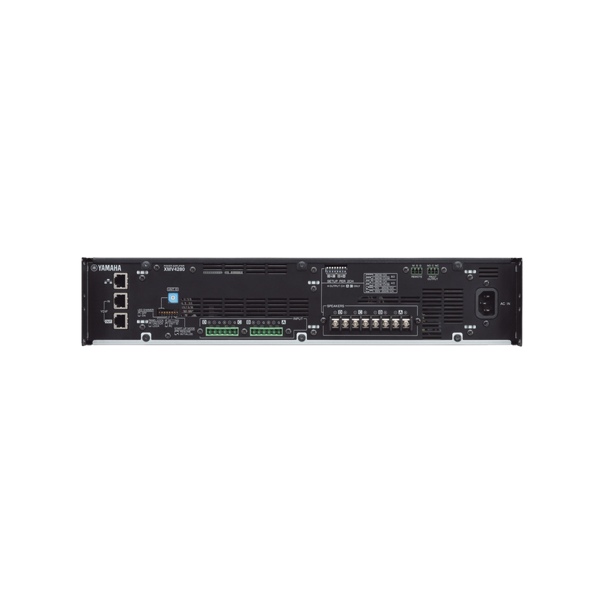 Amplificador de Audio, 4 Canales, 280w, Alta y Baja Impedancia, Conexión Análoga y YDIF, Para Serie MTX