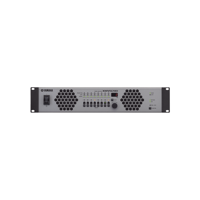 Amplificador de Audio Multicanal con Conexión Análoga / YDIF | 8 Canales, 280W | 8 OHMS | 70/100V
