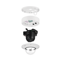 Cámara IP Domo Interior Antivandálica 2MP /Extensor POE / Lente Motorizado 2.8-12mm / IR 50M / WDR 150db / H.265 & WiseStream II