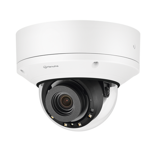 Cámara IP Domo Antivandálica 5MP para interior / Extensor POE / Lente Motorizado 3.6 - 9.4mm / IR 50M / WDR 150db / H.265 & WiseStream II