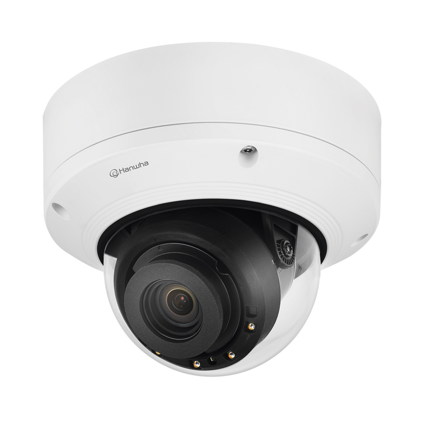 Cámara IP Domo Antivandálica 5MP para interior / Extensor POE / Lente Motorizado 3.6 - 9.4mm / IR 50M / WDR 150db / H.265 & WiseStream II