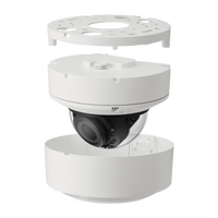 Cámara Domo 4MP con IA, Antivandalica / Lente Motorizado de 2.8 a 10mm / WDR 120dB / Ranura MicroSD / IP52 IK08