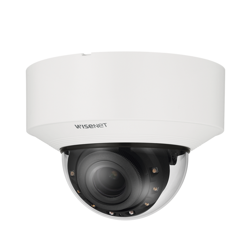 Cámara Domo IP Interior de 6MP con Inteligencia Artificial / Lente Motorizado de 4.4 a 9.3mm / P-Iris, WDR 120dB / Ranura SD