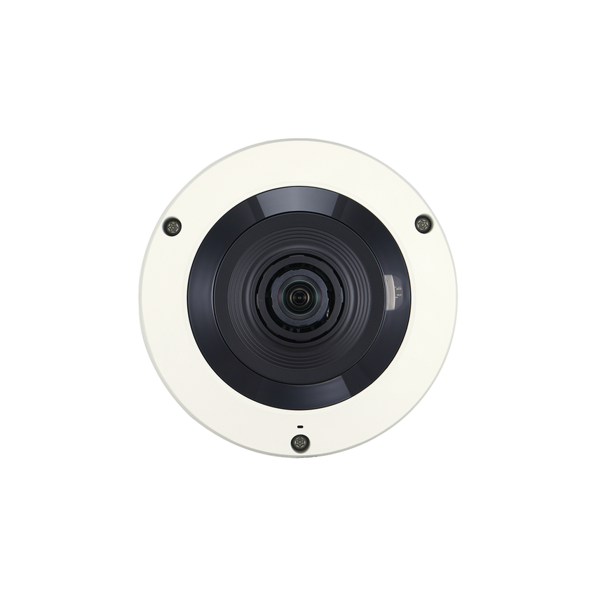 Fisheye IP Interior 6 Megapixel / WDR 120dB / IR 15m / PTZ Digital 8X / Video Analíticos Avanzados / Entrada y Salida de Audio y Alarma