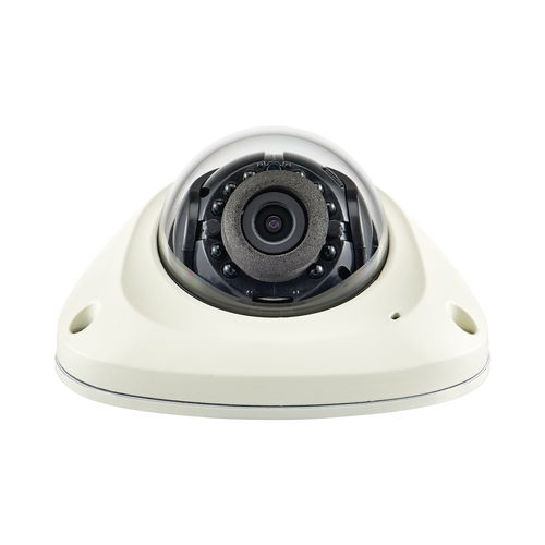 Cámara Tipo Domo Antivandálico 2MP para Vehículo Conector M12/ Lente 3.6mm / WDR 150db / IP66 / IK10 / H.265 & WiseStream