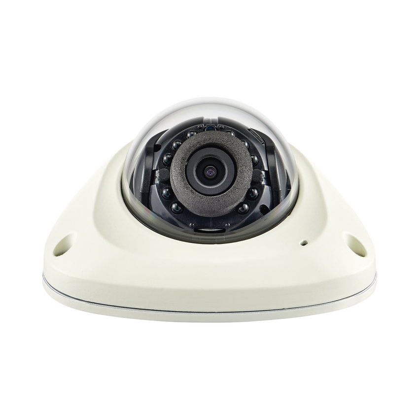 Cámara Tipo Domo Antivandálico 2MP para Vehículo Conector M12/ Lente 3.6mm / WDR 150db / IP66 / IK10 / H.265 & WiseStream