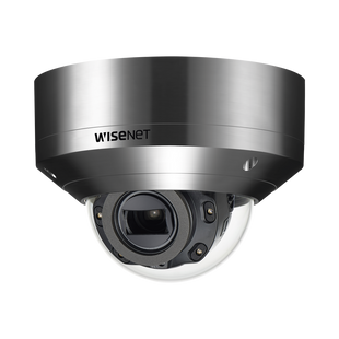Cámara IP Tipo Domo Antivandálico 2MP de Acero Inoxidable / Lente Motorizado 2.8-12 mm / IR 50M / WDR 150db / H.265 & WiseStream