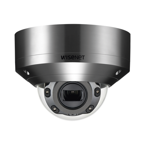 Cámara IP Tipo Domo Antivandálico 2MP de Acero Inoxidable / Lente Motorizado 2.8-12 mm / IR 50M / WDR 150db / H.265 & WiseStream