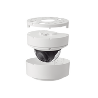 Cámara Domo 2MP con IA, Antivandalica / Lente Motorizado de 2.8 a 12mm / IR 40m / WDR 120dB / Ranura MicroSD / IP66 IP67 IK10 NEMA4X