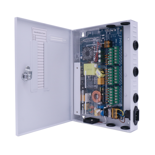 Fuente PREMIUM / 11-15 V / 18 canales / 20 A / Alta tecnología en seguridad / Doble ventilador / Hasta 1.8 Amperes por Salida / Filtro de ruido por canal / Diseño de alta gama.