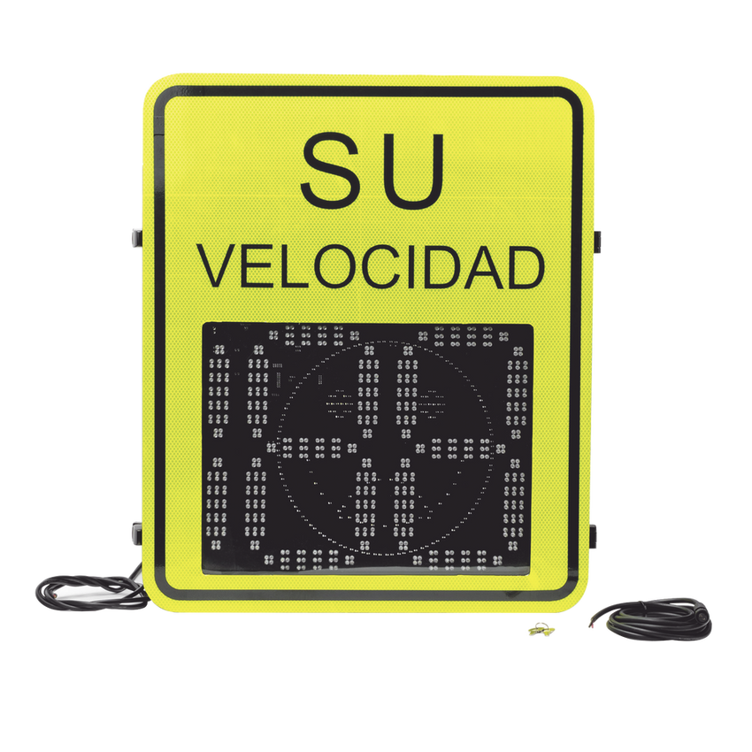 Radar Medidor de Velocidad de 3 Dígitos / Doble salida de Relevador / Tarjeta Micro SD / Puerto de red TCP IP / Detección de Exceso de Velocidad / Integración  con Cámara.