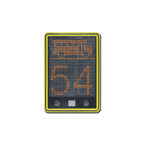 Radar de velocidad de 3 dígitos con mensajes variables y confgurables