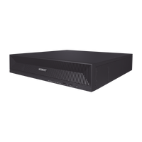 NVR de 16 canales / 32MP / Hasta 4 Discos Duros / Switch PoE+ 16 puertos / Wisenet P2P / H.265 & WiseStream / incluye 24TB de almacenamiento