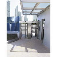 Torniquete Doble / Cuerpo Completo / Interior/Exterior / 100% Acero Inoxidable / Acabado de Lujo / Alto Tráfico