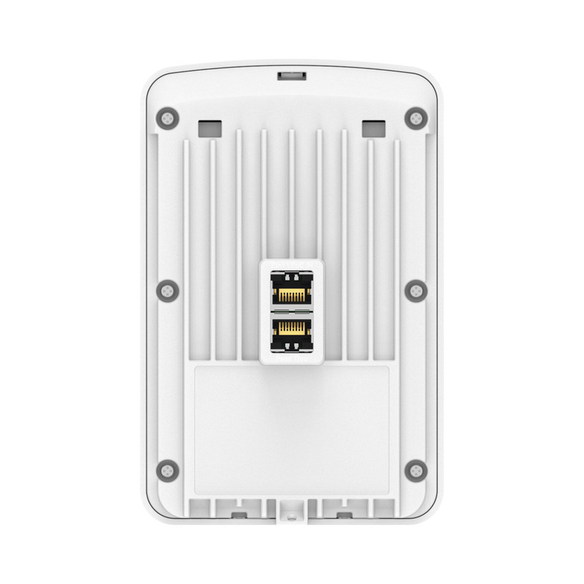 Punto de Acceso Empresarial Wi-Fi 6 / Con diseño para Pared /  3 Puertos Gigabit (1 con Salida PoE) / Doble banda en ( 2.4 y 5 GHz) / Hasta 2.5 Gbps / Gestión desde la Nube / Alimentación PoE af