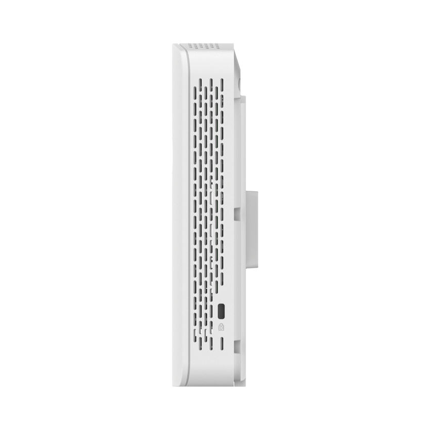 Punto de Acceso Empresarial Wi-Fi 6 / Con diseño para Pared /  3 Puertos Gigabit (1 con Salida PoE) / Doble banda en ( 2.4 y 5 GHz) / Hasta 2.5 Gbps / Gestión desde la Nube / Alimentación PoE af