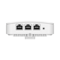 Punto de Acceso Empresarial Wi-Fi 6 / Con diseño para Pared /  3 Puertos Gigabit (1 con Salida PoE) / Doble banda en ( 2.4 y 5 GHz) / Hasta 2.5 Gbps / Gestión desde la Nube / Alimentación PoE af