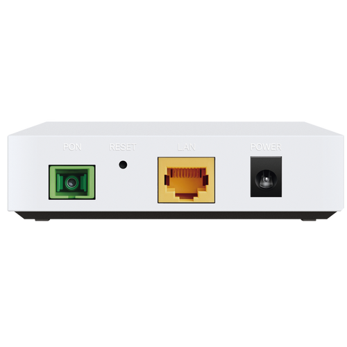 ONU/ONT - Unidad de Red Óptica XPON dual EPON/GPON / 1 Puerto RJ45 10/100/1000 Mbps / 1 puerto XPON Conector SC/APC / Equipo Bridge / Longitud de Onda Up: 1310 nm Dw: 1490 nm