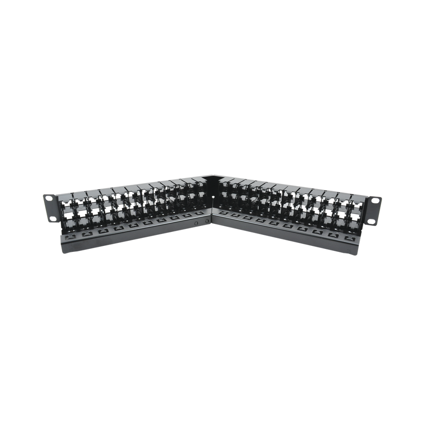 Patch Panel UTP Z-MAX Categoría 6A, de 48 Puertos, Angulado, 1UR