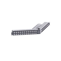 Patch Panel Z-Max de 48 Puertos, Blindado, Precargado con Jacks Categoría 6A, Angulado, 1UR