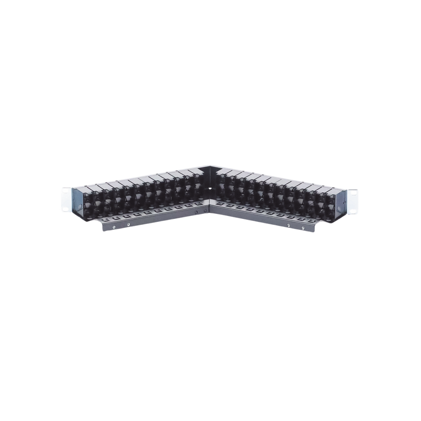Patch Panel Z-Max de 48 Puertos, Blindado, Precargado con Jacks Categoría 6A, Angulado, 1UR