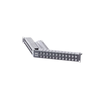Patch Panel Z-Max de 48 Puertos, Blindado, Precargado con Jacks Categoría 6A, Angulado, 1UR