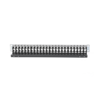 Patch Panel Z-Max de 48 Puertos, Blindado, Precargado con Jacks Categoría 6A, Plano, 1UR