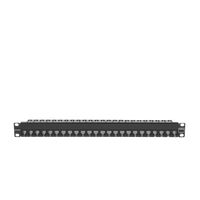 Patch Panel UTP Z-MAX de 24 Puertos, Precargado con Jacks Categoría 6, Plano, 1UR