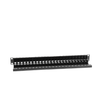 Patch Panel UTP Z-MAX de 24 Puertos, Precargado con Jacks Categoría 6, Plano, 1UR